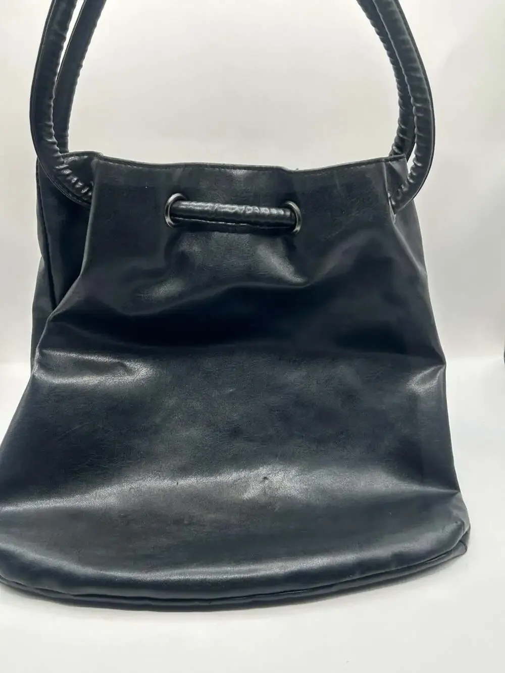Y2K Slouchy Black Hobo Bag Parfums Givenchy Logo Large Shoulder Purse